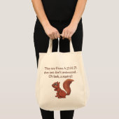 ADHD Squirrel Humor Gezegde Tote Bag (Voorkant (product))