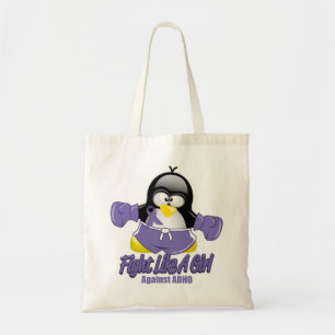 ADHD-strijkpinguïn Tote Bag