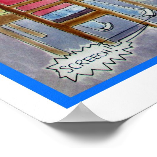 ADHD Symptoms Poster-Ideaal voor uw klaslokaal! Poster (Hoek)