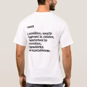 ADHD, tekort aan aandacht Hyperactiviteitsstoornis T-shirt (Achterkant)