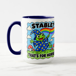 ADHD Tovenaar Kikker Grappige Sarcastische Koffiem Mok