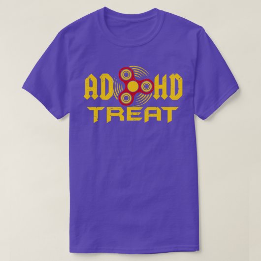 ADHD Treat Fidget Spinner Funny voor Mannen Kinder T-shirt (Design voorkant)