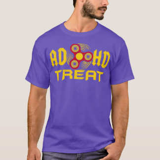 ADHD Treat Fidget Spinner Funny voor Mannen Kinder T-shirt