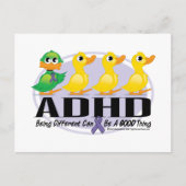 ADHD Ugly Ducking Briefkaart (Voorkant)