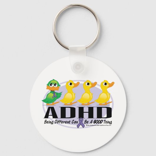 ADHD Ugly Ducking Sleutelhanger (Voorkant)