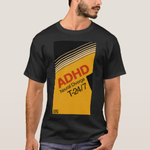 ADHD-videocassette VHS Neural Divergent T-shirt