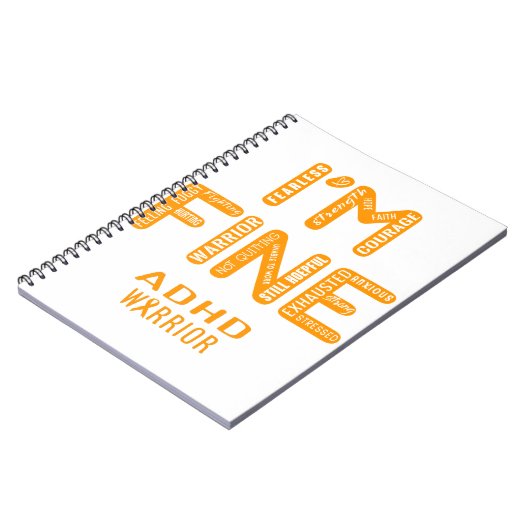 ADHD Warrior - IK BEN FINE Notitieboek (Linkerzijde)