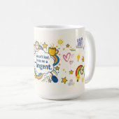 ADHD was ik niet kwijt. Ik was op tangens. Koffiemok (Voorkant rechts)