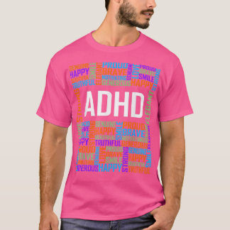 ADHD-woorden voor kerstmis T-shirt