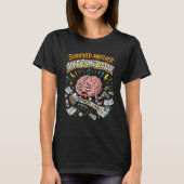Adhd Zoomies Aflevering Grappig Brein T-shirt (Voorkant)