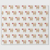 Adhesive Bandage Cheerleaders On White Cadeaupapier (Vlak)