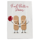 Adhesive Bandage Cheerleaders On White Medium Cadeauzakje (Voorkant)