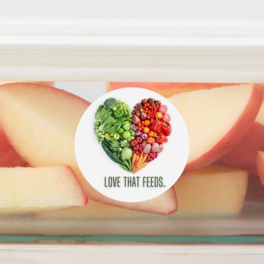 Adhesive labels for packaging or jars of food. (Aangebracht)