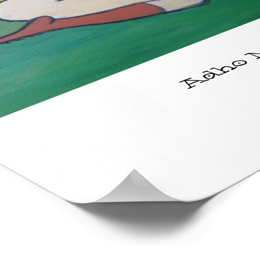 Adho Muka Virasana Poster (Hoek)