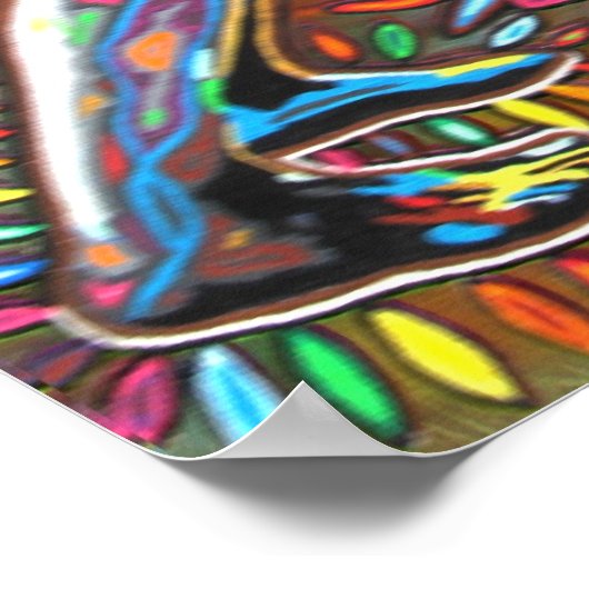 adho mukha svanasana 2010 digital poster (Hoek)