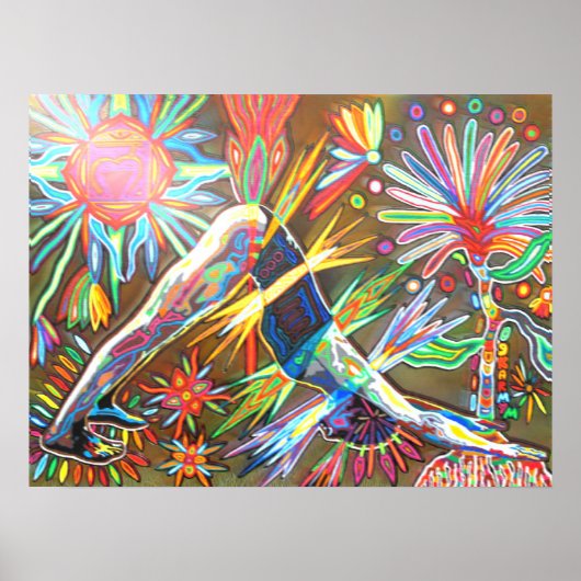 adho mukha svanasana 2010 digital poster (Voorkant)