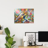 adho mukha svanasana 2010 digital poster (Thuiskantoor)