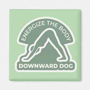 Adho Mukha Svanasana Omlaagkijkende Hond Magneet