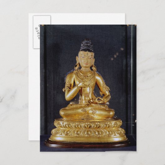 Adibuddha Vajrasattva zit in meditatie Briefkaart (Voorkant / Achterkant)