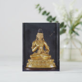 Adibuddha Vajrasattva zit in meditatie Briefkaart (Staand voorkant)