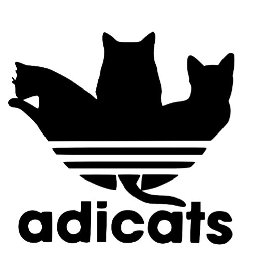 adicats grappig rennen t-shirt