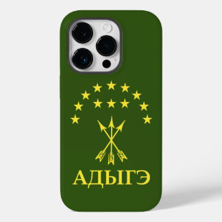 Adiga - vlagontwerp voor de Circassiaanse Cherkess Case-Mate iPhone 14 Pro Hoesje