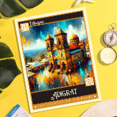 Adigrat, Ethiopië | schilderij Briefkaart