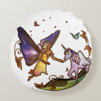 Adilyn Faery Round Pillow Rond Kussen