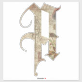 ADINA -A- | Aangepaste mokken | Gepersonaliseerd c Sticker (Vel)