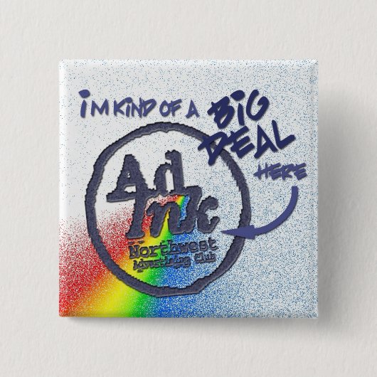 AdInk Big Deal Button, rismstijl Vierkante Button 5,1 Cm (Voorkant)