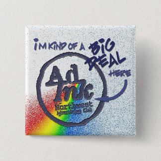 AdInk Big Deal Button, rismstijl Vierkante Button 5,1 Cm