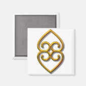 Adinkra-aardgoud Magneet (Voorkant / Achterkant)