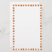 Adinkra Afrikaanse symbolen Briefpapier (Voorkant / Achterkant)