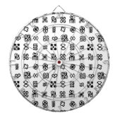 Adinkra Afrikaanse symbolen Dartbord (Voorkant)