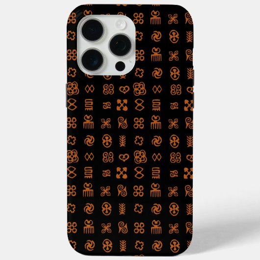 Adinkra Afrikaanse symbolen etnisch ontwerp Case-Mate iPhone Case (Achterkant)