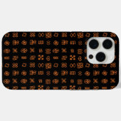 Adinkra Afrikaanse symbolen etnisch ontwerp Case-Mate iPhone Case (Achterkant (horizontaal))