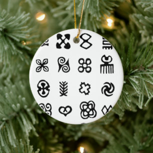 Adinkra Afrikaanse symbolen Keramisch Ornament