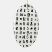 Adinkra Afrikaanse symbolen Keramisch Ornament (Rechts)