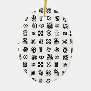 Adinkra Afrikaanse symbolen Keramisch Ornament