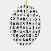 Adinkra Afrikaanse symbolen Keramisch Ornament (Rechts)