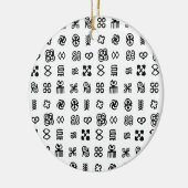 Adinkra Afrikaanse symbolen Keramisch Ornament (Links)
