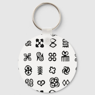 Adinkra Afrikaanse symbolen Sleutelhanger