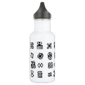 Adinkra Afrikaanse symbolen Waterfles (Links)