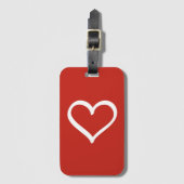 Adinkra (geduld) bagagelabel (Voorkant (verticaal))