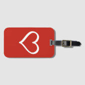 Adinkra (geduld) bagagelabel (Voorkant (horizontaal))