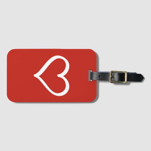 Adinkra (geduld) bagagelabel (Voorkant (horizontaal))