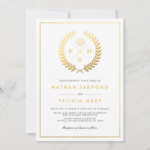 Adinkra Gods zegssymbool White Wedding Kaart