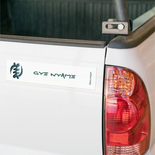 Adinkra - Gye Nyame Bumpersticker (Op Truck)