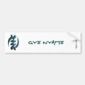 Adinkra - Gye Nyame Bumpersticker (Voorkant)