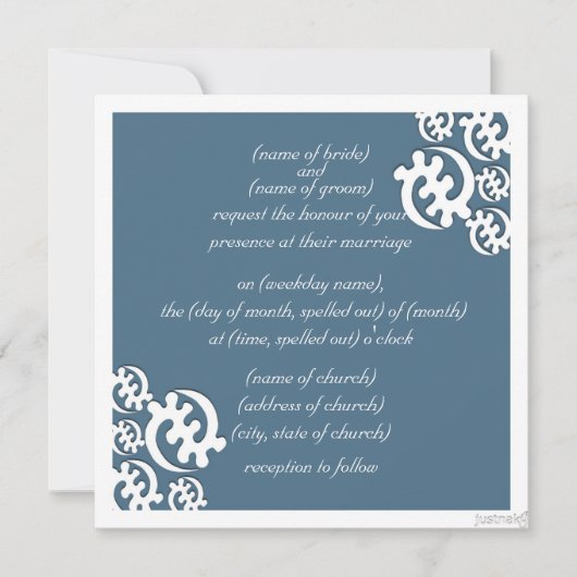 adinkra gye nyame (met uitzondering van God) blauw Kaart (Voorkant)